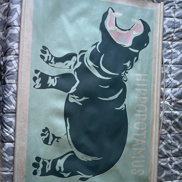 PB Kids Hippo Explorer Canvas Art - Picture 2 of 7